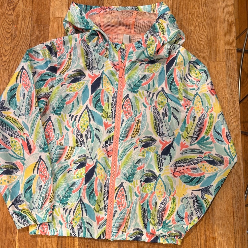 Colorful rain jacket